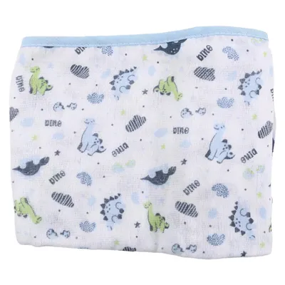 Kit Fralda Baby Gijo Bordado Dinossauro - 3 Peças Kit Fralda Baby Gijo Bordado Dinossauro - 3 Peças