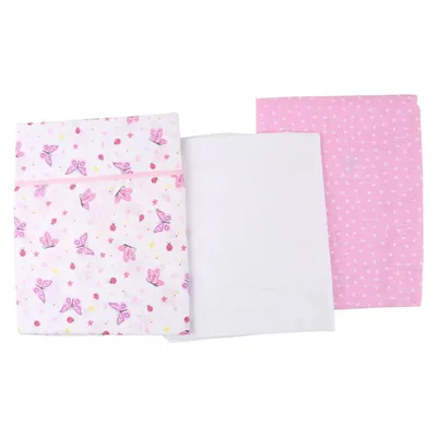 Jogo De Lençol Americano Baby Gijo Estampa Borboleta - 03 Peças Jogo De Lençol Americano Baby Gijo Estampa Borboleta - 03 Peças