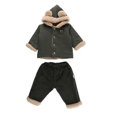 Conjunto Bebê Aconchego Capuz Com Orelhinha E Calça Conjunto Bebê Aconchego Capuz Com Orelhinha E Calça