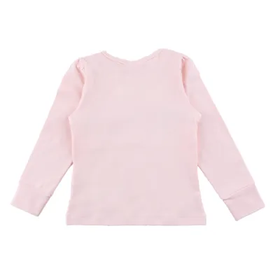 Blusa Manga Longa Infantil Color Mini Estampa Lovely Girl