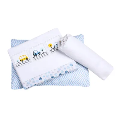 Jogo Lençol Para Berço Papi Karinho Bibi - 03 Peças