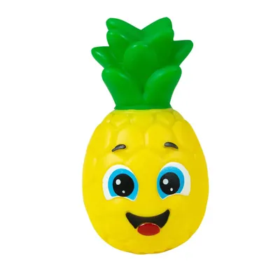 Mordedor E Chocalho Bebê Vila Toy Abacaxi Mordedor E Chocalho Bebê Vila Toy Abacaxi