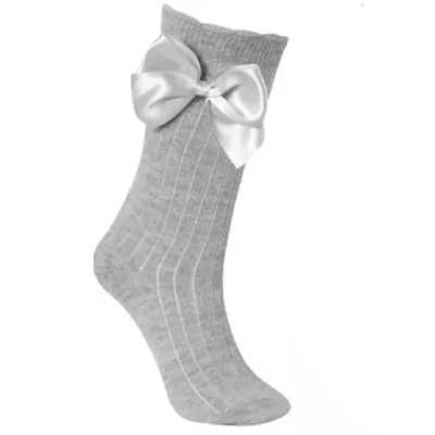 Meia Bebê Winston Com Aplicação De Laço Meia Bebê Winston Com Aplicação De Laço