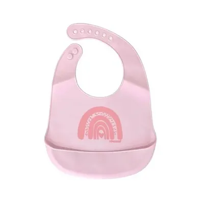 Babador De Silicone Bebê Pimpolho Estampa Arco Íris Babador De Silicone Bebê Pimpolho Estampa Arco Íris