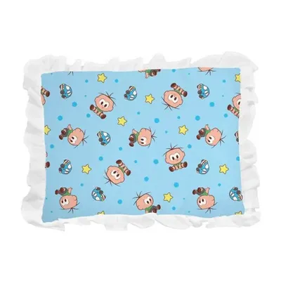 Travesseiro Incomfral Turma Da Mônica Baby Com Babado Travesseiro Incomfral Turma Da Mônica Baby Com Babado
