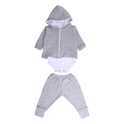 Pagão Dayane Baby Jaquetinha Com Zíper - 03 Peças