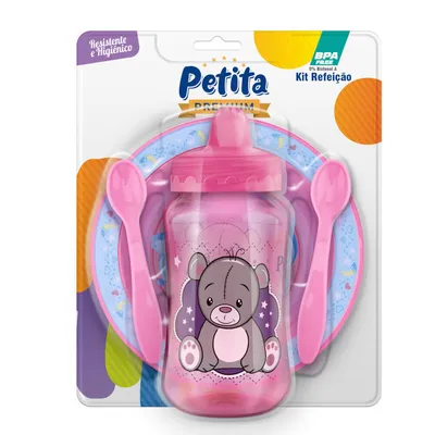 Kit Refeição Petita Premium Petit - 04 Peças Kit Refeição Petita Premium Petit - 04 Peças