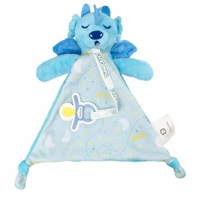 Naninha Pimpolho Com Prendedor De Chupeta Dragão Naninha Pimpolho Com Prendedor De Chupeta Dragão