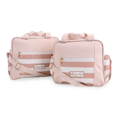 Kit Bolsa Baby Gijo Listrado II - 02 Peças