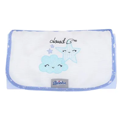 Trocador De Fralda Portátil Minasrey PVC Alvinha Cloud