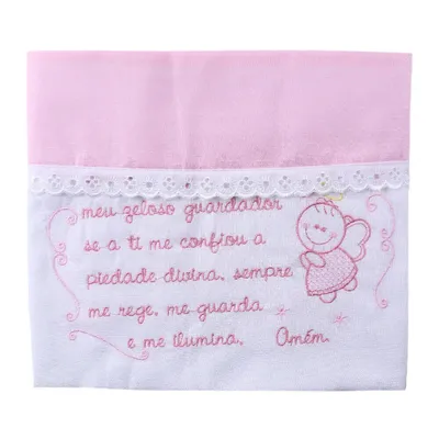 Toalha De Banho Fralda Bordada Minasrey Bebê Anjo
