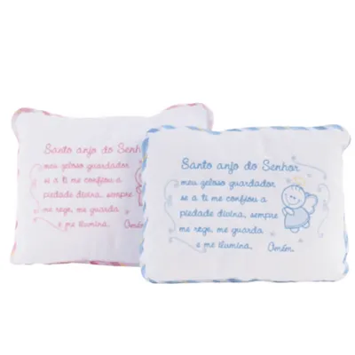 Travesseiro Bordado Minasrey Bebê Anjo Travesseiro Bordado Minasrey Bebê Anjo