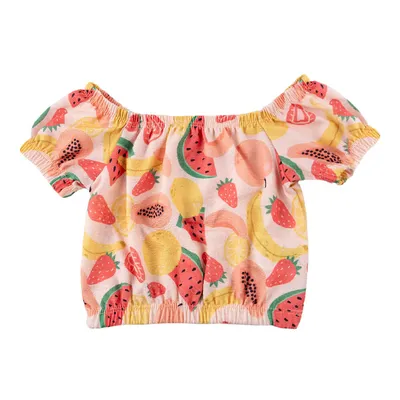 Blusa Infantil Kookabu Estampa Frutas