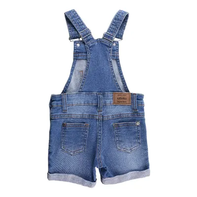 Jardineira Jeans Bebê Kookabu Com Barra Virada Jardineira Jeans Bebê Kookabu Com Barra Virada