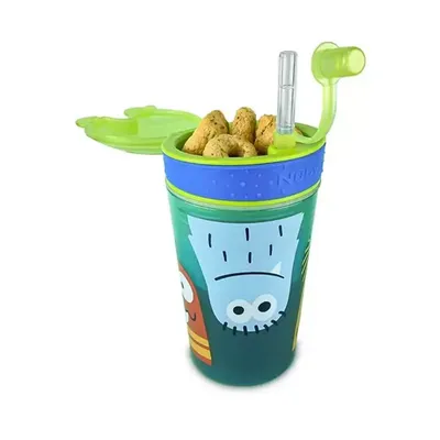 Copo Infantil Nuby 2 Em 1 Com Canudo 270ml Copo Infantil Nuby 2 Em 1 Com Canudo 270ml