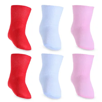Kit Meia Soquete Bebê Everly Lisa - 06 Pares