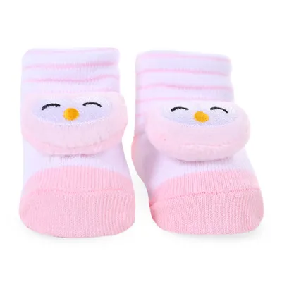 Meia Bebê Pimpolho Estampa de Bichinhos Pimpolho