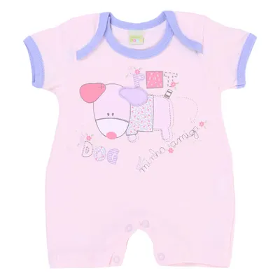 Macacão Curto Smoby Baby Estampa Dog Minha Amiga