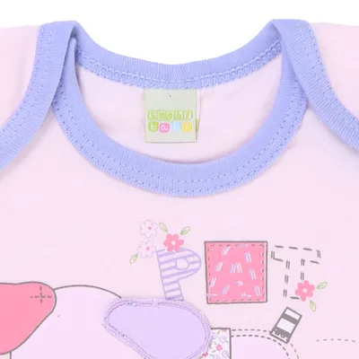 Macacão Curto Smoby Baby Estampa Dog Minha Amiga