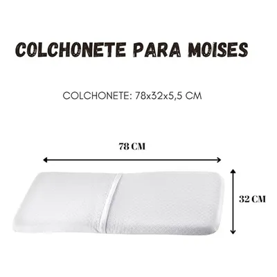 Colchonete Fibrasca Para Moisés Colchonete Fibrasca Para Moisés