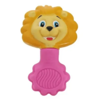 Chocalho Vila Toy Com Mordedor Leão Chocalho Vila Toy Com Mordedor Leão