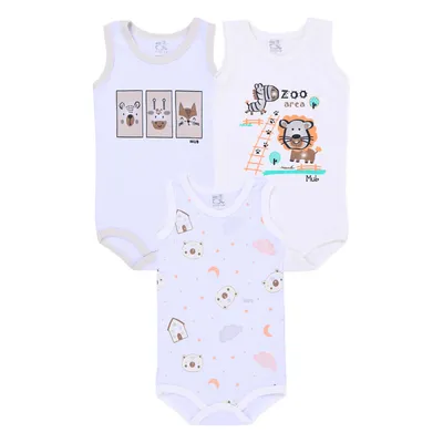 Kit Body Infantil Mub Estampado - 3 Peças