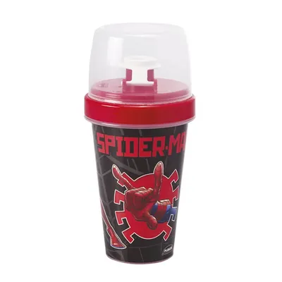 Copo Plasútil Mini Shakeira Homem Aranha 320ml