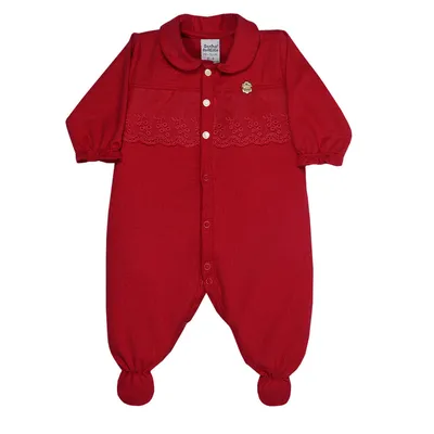 Macacão Longo Bebê Sonho Mágico Laise com Plaquinha