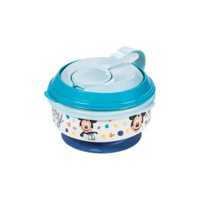 Pote Papinha Plasútil Com Amassador Mickey