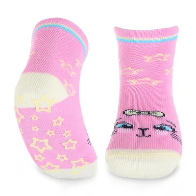 Meia Bebê Duck Antiderrapante Estampa Sortida