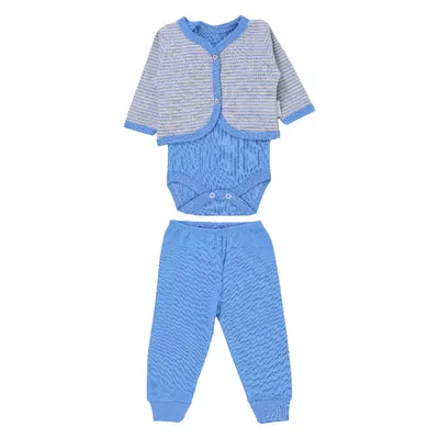 Pagão Puro Carinho Ursinho Listras - 3 Peças