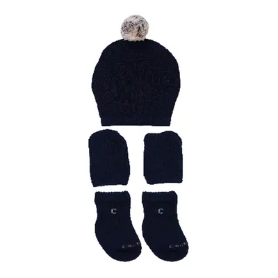Kit Enxoval Centopé Canelado Com Pompom - 3 Peças Kit Enxoval Centopé Canelado Com Pompom - 3 Peças