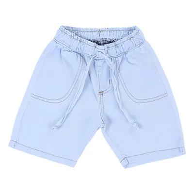 Bermuda Jeans Infantil Gijo Kids Cós Elástico Bermuda Jeans Infantil Gijo Kids Cós Elástico