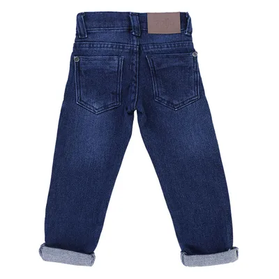 Calça Jeans Infantil Gijo Kids Used Barra Virada Calça Jeans Infantil Gijo Kids Used Barra Virada