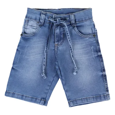 Bermuda Jeans Infantil Gijo Used Bigode Bermuda Jeans Infantil Gijo Used Bigode