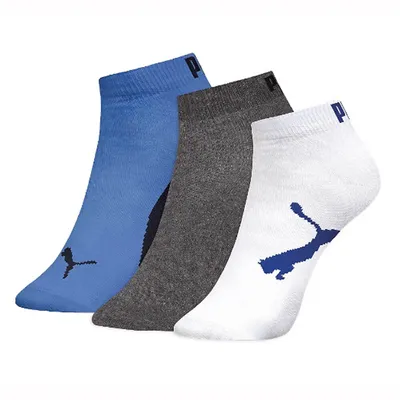 Kit Meia Sapatilha Infantil Selene Puma - 3 Pares Kit Meia Sapatilha Infantil Selene Puma - 3 Pares
