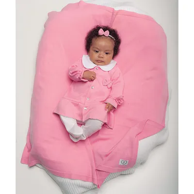 Saída De Maternidade Fofinho Tricô Laço - 5 Peças