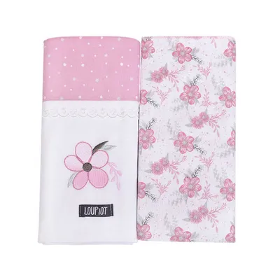 Kit Cueiro Loupiot Temas Flores - 2 Peças Kit Cueiro Loupiot Temas Flores - 2 Peças