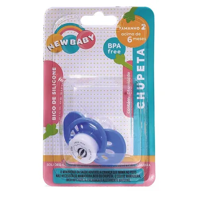 Chupeta New Baby Ventilada Silicone Fase 2
