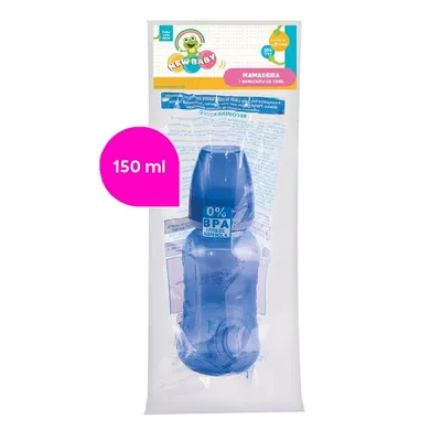 Mamadeira New Baby Super Higiênica Relevo 150ml