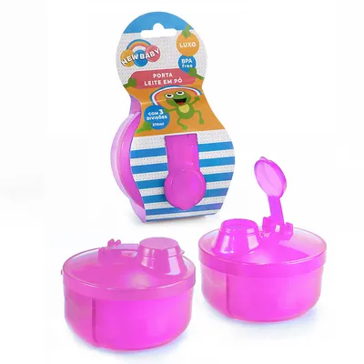 Porta Leite Em Pó New Baby Luxo 270ml Porta Leite Em Pó New Baby Luxo 270ml