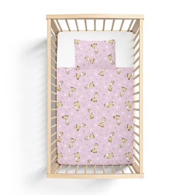 Jogo Lençol Berço Americano Bercinho Girafa - 3 Peças Jogo Lençol Berço Americano Bercinho Girafa - 3 Peças