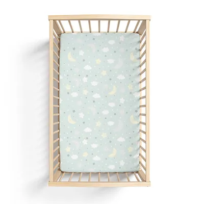 Lençol Com Elástico Bercinho Convencional Céu Estrelado Lençol Com Elástico Bercinho Convencional Céu Estrelado