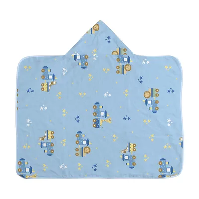 Toalha Com Capuz Bercinho Estampada Safari