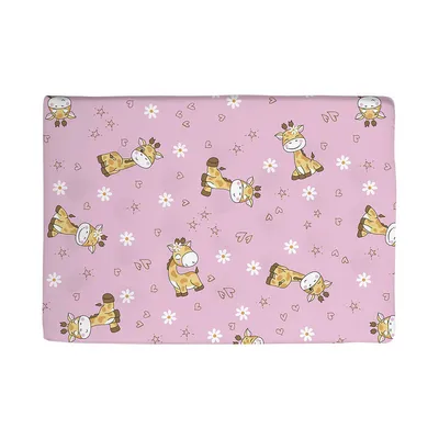 Travesseiro Bercinho Antissufocante Estampado Girafa Travesseiro Bercinho Antissufocante Estampado Girafa