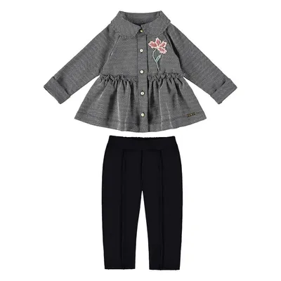 Conjunto Bebê Kiki Com  Detalhe Bordado Conjunto Bebê Kiki Com  Detalhe Bordado