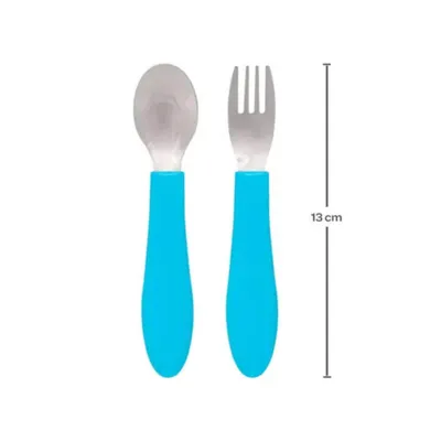 Kit Talheres Buba Bubazoo - 2 Peças Kit Talheres Buba Bubazoo - 2 Peças