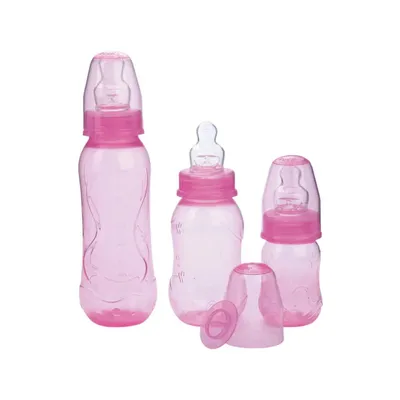 Kit Mamadeira Kuka Ortodôntica Aquarela - 3 Peças