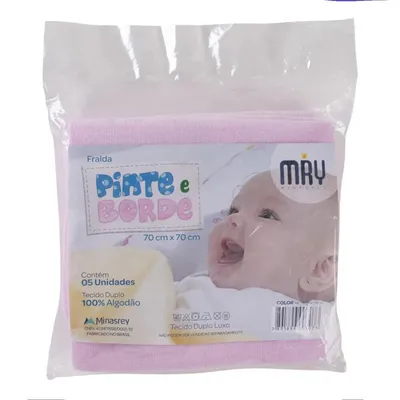 Kit Fralda Pinte E Borde 05 Peças 6090 Kit Fralda Pinte E Borde 05 Peças 6090