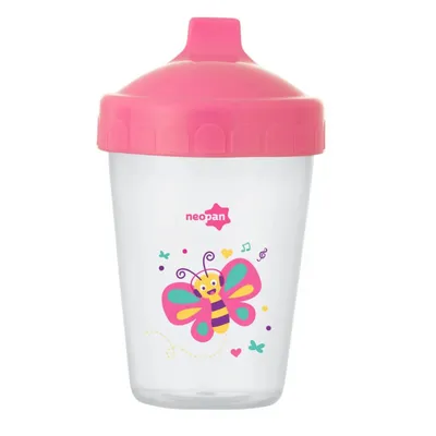 Copo Antivazamento Decorado Menina 250ML 8665 Copo Antivazamento Decorado Menina 250ML 8665